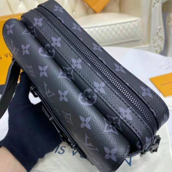 Louis Vuitton LV Women Steamer Messenger Monogram Eclipse Coated Canvas (4)