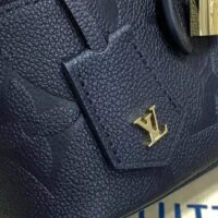 Louis Vuitton LV Women Vanity PM Handbag Black Embossed Grained Cowhide Leather