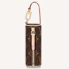 Louis Vuitton LV Unisex Micro Papillon Bag Brown Charm Monogram Canvas Natural Cowhide