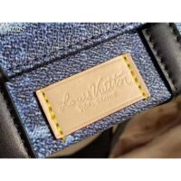 Louis Vuitton LV Unisex Trunk Slingbag Ocean Blue Damier Salt Canvas Cowhide Leather