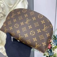 Louis Vuitton LV Women Cosmetic Pouch GM Coated Canvas Cowhide Leather