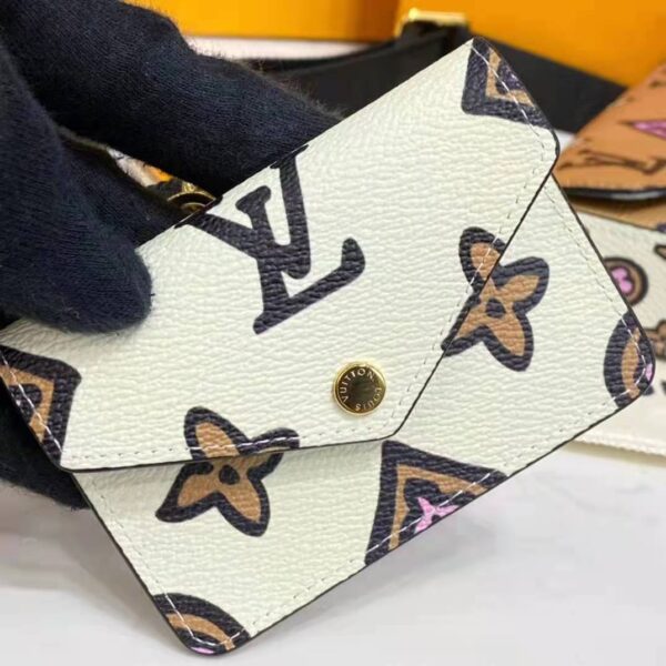 Louis Vuitton LV Women Félicie Strap Go Pochette Arizona Beige Crème Monogram Coated Canvas (14)