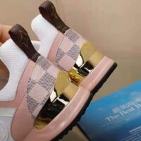 Louis Vuitton LV Women LV Run Away Sneaker White Damier Azur Canvas