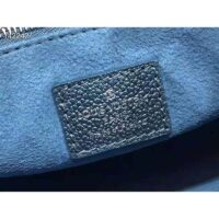 Louis Vuitton LV Women OnTheGo PM Tote Navy Nacre Embossed Grained Cowhide Leather