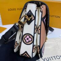 Louis Vuitton LV Women Pochette Métis Handbag Arizona Beige Monogram Coated Canvas Cowhide