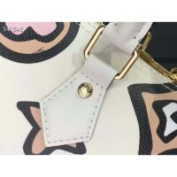 Louis Vuitton LV Women Speedy Bandoulière 25 Cream Monogram Coated Canvas Cowhide Leather