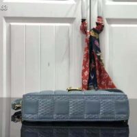 Louis Vuitton LV Women Troca PM Glacier Blue Damier Quilt Lambskin Calfskin (7)