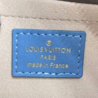 Louis Vuitton LV Women Troca PM Handbag Glacier Blue Damier Quilt Lambskin