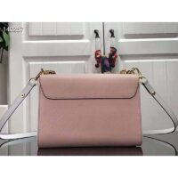 Louis Vuitton LV Women Twist MM Handbag Pink Epi Smooth Grained Leather