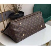 Louis Vuitton Unisex Artsy MM Monogram Coated Canvas Natural Cowhide Leather