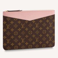 Louis Vuitton Unisex Daily Pouch Brown Monogram Coated Canvas and Cowhide Leather