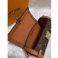 Louis Vuitton Unisex Papillon Trunk Handbag Monogram Coated Canvas Cowhide Leather