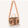 Louis Vuitton Unisex Valisette Souple BB Handbag Natural Beige Damier Ebene Coated Canvas