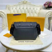 Louis Vuitton LV Unisex Christopher Messenger Black Taurillon Cowhide Leather