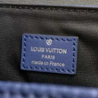 Louis Vuitton LV Unisex Christopher Messenger Navy Blue Taurillon Cowhide Leather