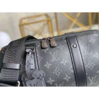 Louis Vuitton LV Unisex City Keepall Monogram Eclipse Monogram Eclipse Reverse Coated Canvas