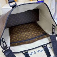 Louis Vuitton LV Unisex WeekEnd Tote GM Monogram Macassar Coated Canvas Cowhide Leather