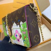 Louis Vuitton LV Women Félicie Pochette Myosotis Blue Monogram Coated Canvas