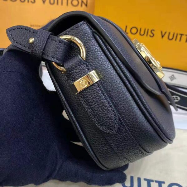 Louis Vuitton LV Women LV Pont 9 Soft MM Noir Crème Grained Calfskin Smooth Cowhide (1)