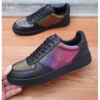 Louis Vuitton LV Women Rivoli Sneaker Black Mix of Materials Rubber Outsole LV Initials