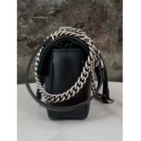 Gucci Women GG Marmont Mini Shoulder Bag Black Double G Matelassé