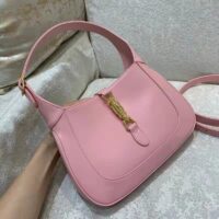 Gucci Women Jackie 1961 Mini Shoulder Bag in Pink Leather