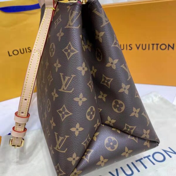 Louis Vuitton LV Unisex Grand Palais Tote Brown Monogram Coated Canvas (10)