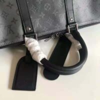 Louis Vuitton LV Unisex Keepall Bandoulière 50 Monogram Eclipse Reverse Coated Canvas