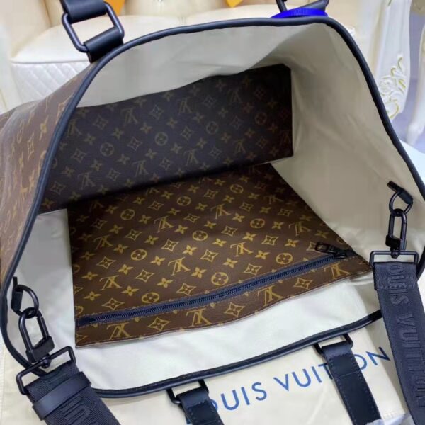 Louis Vuitton LV Unisex WeekEnd Tote GM Monogram Canvas Cowhide Leather (5)