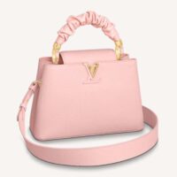 Louis Vuitton LV Women Capucines BB Handbag Pink Taurillon Calfskin