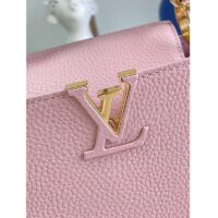 Louis Vuitton LV Women Capucines BB Handbag Pink Taurillon Calfskin