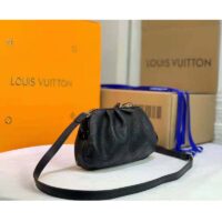 Louis Vuitton LV Women Scala Mini Pouch Black Mahina Perforated Calf Leather