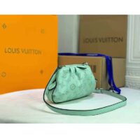 Louis Vuitton LV Women Scala Mini Pouch Green Mahina Perforated Calf Leather