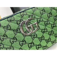 Gucci Women GG Marmont Multicolor Small Shoudler Bag Green Double G (1)