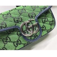 Gucci Women GG Marmont Multicolor Super Mini Bag Green Double G (1)