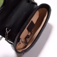 Gucci Women GG Marmont Super Mini Bag Black Double G Matelassé