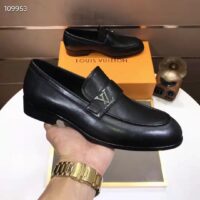 Louis Vuitton LV Men Saint Germain Loafer Black Supple Calf New LV Buckle