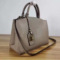 Louis Vuitton LV Unisex Grand Palais Tote Gray Monogram Embossed Grained Cowhide Leather (9)