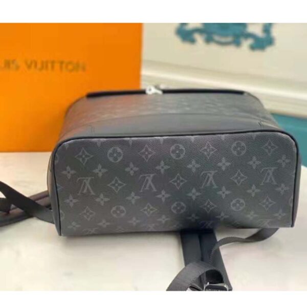 Louis Vuitton LV Unisex Steamer Backpack Black Monogram Eclipse Canvas (5)