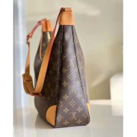 Louis Vuitton LV Women Boulogne Handbag Beige Brown Monogram Coated Canvas