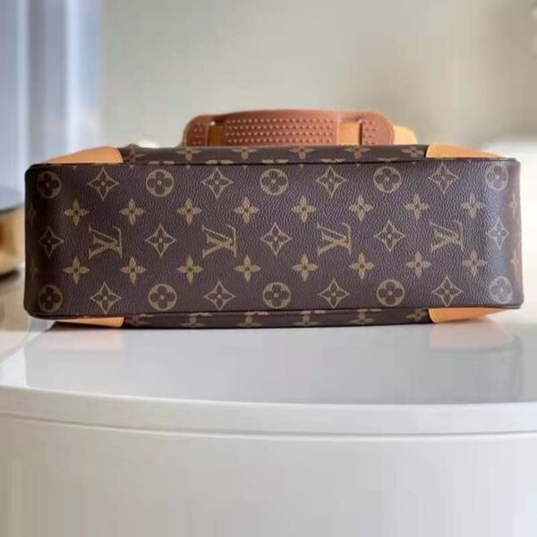 Louis Vuitton LV Women Boulogne Handbag Beige Brown Monogram Coated Canvas (3)