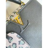 Louis Vuitton LV Women Capucines BB Handbag Black Taurillon Leather (1)