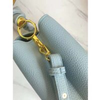 Louis Vuitton LV Women Capucines BB Handbag Dusk Blue Taurillon Calfskin