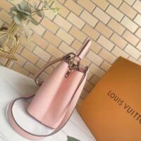 Louis Vuitton LV Women Capucines MM Handbag Magnolia Pink Taurillon Leather