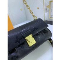 Louis Vuitton LV Women Favorite Black Monogram Empreinte Cowhide Leather