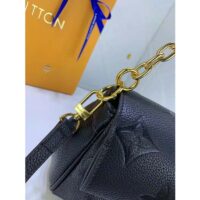 Louis Vuitton LV Women Favorite Black Monogram Empreinte Cowhide Leather