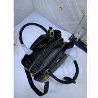 Louis Vuitton LV Women Montaigne MM Handbag Monogram Empreinte Black