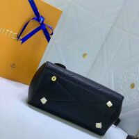 Louis Vuitton LV Women Montaigne MM Handbag Monogram Empreinte Black