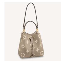 Louis Vuitton LV Women NéoNoé MM Bucket Bag Cream Embossed Grained Cowhide Leather (1)