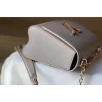 Louis Vuitton LV Women Twist MM Handback Gris Cloudy Epi Cowhide Leather (1)